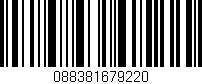Código de barras (EAN, GTIN, SKU, ISBN): '088381679220'