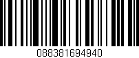 Código de barras (EAN, GTIN, SKU, ISBN): '088381694940'