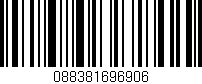 Código de barras (EAN, GTIN, SKU, ISBN): '088381696906'