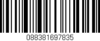 Código de barras (EAN, GTIN, SKU, ISBN): '088381697835'