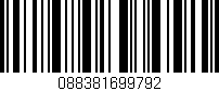 Código de barras (EAN, GTIN, SKU, ISBN): '088381699792'