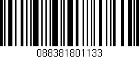 Código de barras (EAN, GTIN, SKU, ISBN): '088381801133'
