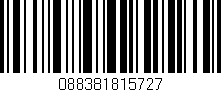 Código de barras (EAN, GTIN, SKU, ISBN): '088381815727'