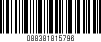 Código de barras (EAN, GTIN, SKU, ISBN): '088381815796'