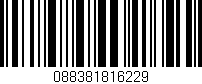 Código de barras (EAN, GTIN, SKU, ISBN): '088381816229'