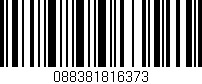Código de barras (EAN, GTIN, SKU, ISBN): '088381816373'