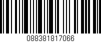 Código de barras (EAN, GTIN, SKU, ISBN): '088381817066'