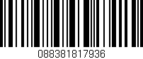 Código de barras (EAN, GTIN, SKU, ISBN): '088381817936'
