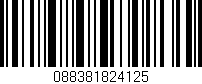 Código de barras (EAN, GTIN, SKU, ISBN): '088381824125'
