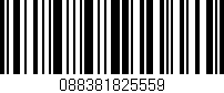 Código de barras (EAN, GTIN, SKU, ISBN): '088381825559'