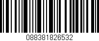 Código de barras (EAN, GTIN, SKU, ISBN): '088381826532'