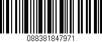 Código de barras (EAN, GTIN, SKU, ISBN): '088381847971'