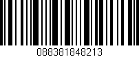 Código de barras (EAN, GTIN, SKU, ISBN): '088381848213'