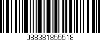 Código de barras (EAN, GTIN, SKU, ISBN): '088381855518'