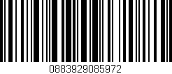 Código de barras (EAN, GTIN, SKU, ISBN): '0883929085972'
