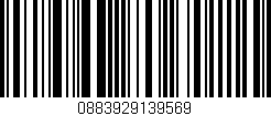 Código de barras (EAN, GTIN, SKU, ISBN): '0883929139569'