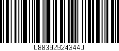 Código de barras (EAN, GTIN, SKU, ISBN): '0883929243440'