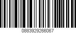 Código de barras (EAN, GTIN, SKU, ISBN): '0883929266067'