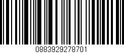 Código de barras (EAN, GTIN, SKU, ISBN): '0883929278701'
