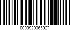 Código de barras (EAN, GTIN, SKU, ISBN): '0883929366927'