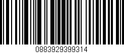 Código de barras (EAN, GTIN, SKU, ISBN): '0883929399314'