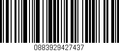 Código de barras (EAN, GTIN, SKU, ISBN): '0883929427437'