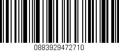 Código de barras (EAN, GTIN, SKU, ISBN): '0883929472710'