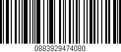 Código de barras (EAN, GTIN, SKU, ISBN): '0883929474080'