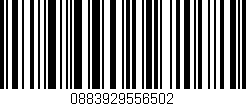 Código de barras (EAN, GTIN, SKU, ISBN): '0883929556502'