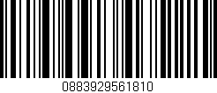 Código de barras (EAN, GTIN, SKU, ISBN): '0883929561810'