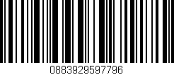 Código de barras (EAN, GTIN, SKU, ISBN): '0883929597796'