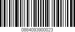 Código de barras (EAN, GTIN, SKU, ISBN): '0884093900023'
