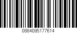 Código de barras (EAN, GTIN, SKU, ISBN): '0884095177614'