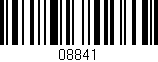 Código de barras (EAN, GTIN, SKU, ISBN): '08841'