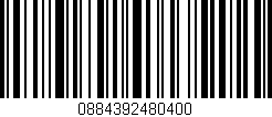 Código de barras (EAN, GTIN, SKU, ISBN): '0884392480400'