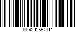 Código de barras (EAN, GTIN, SKU, ISBN): '0884392554811'