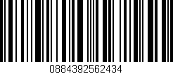 Código de barras (EAN, GTIN, SKU, ISBN): '0884392562434'