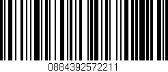 Código de barras (EAN, GTIN, SKU, ISBN): '0884392572211'
