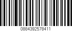 Código de barras (EAN, GTIN, SKU, ISBN): '0884392578411'