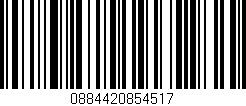 Código de barras (EAN, GTIN, SKU, ISBN): '0884420854517'