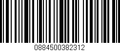 Código de barras (EAN, GTIN, SKU, ISBN): '0884500382312'