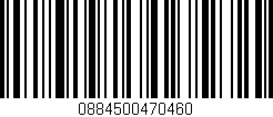 Código de barras (EAN, GTIN, SKU, ISBN): '0884500470460'