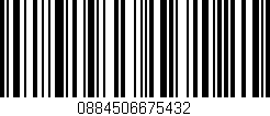 Código de barras (EAN, GTIN, SKU, ISBN): '0884506675432'