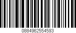 Código de barras (EAN, GTIN, SKU, ISBN): '0884962554593'
