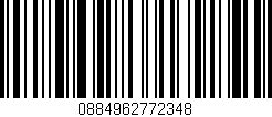Código de barras (EAN, GTIN, SKU, ISBN): '0884962772348'