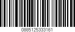 Código de barras (EAN, GTIN, SKU, ISBN): '0885125333161'