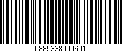 Código de barras (EAN, GTIN, SKU, ISBN): '0885338990601'