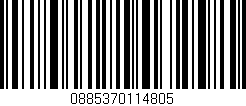 Código de barras (EAN, GTIN, SKU, ISBN): '0885370114805'