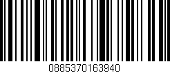 Código de barras (EAN, GTIN, SKU, ISBN): '0885370163940'