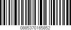 Código de barras (EAN, GTIN, SKU, ISBN): '0885370165852'